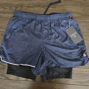 NEW Men's sportswear run 2 in 1 shorts